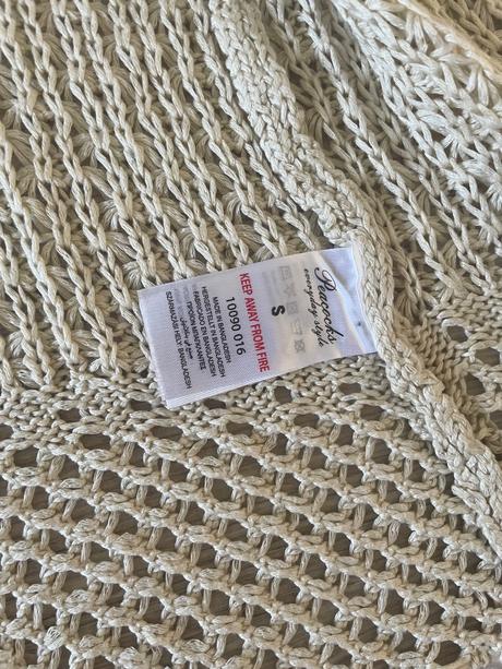 Háčkovaný kardigan, s