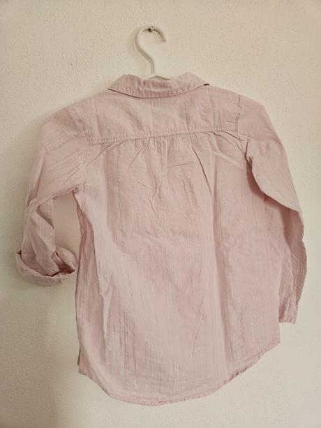 H&m roll-up košeľa tunika blúzka 128, h&m,128