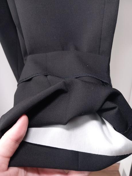 Čierne vlnené nohavice brax, m