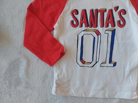 Vianočné tričko santa zn.nutmeg veľ.86, 86