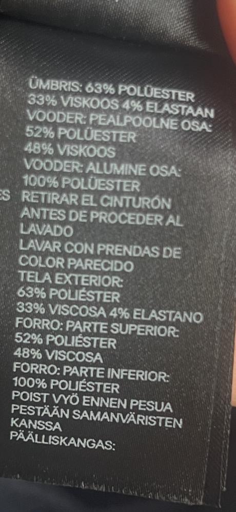 Tmavomodré minimalistické šaty, h&m,m