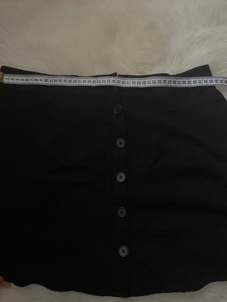 Čierna sukňa na gombíky, pimkie,42
