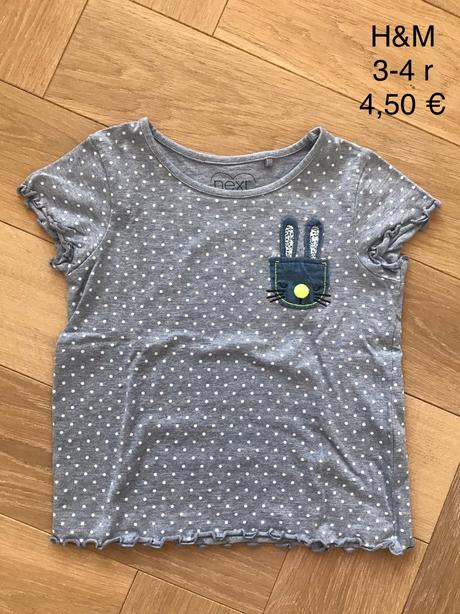 Tričko so zajačikom, next,104