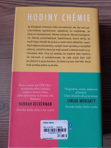 Bonnie garmus - hodiny chémie, 