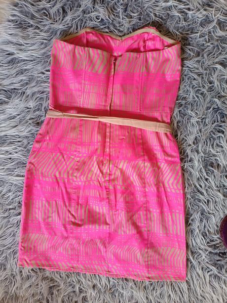 Ružové šaty, h&m,40