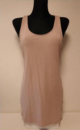 Dámsky krémový predĺžený elastický top, h&m, h&m,l