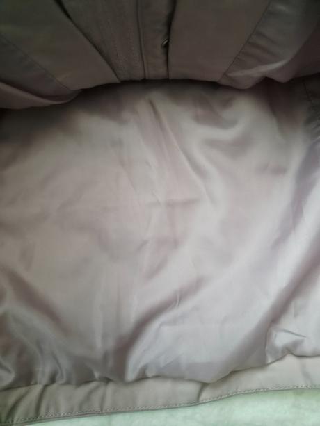 Elegantný kabátik na gombíkya zip, s vreckami, l