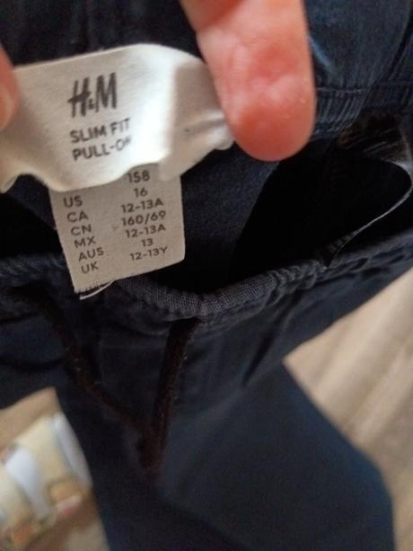 Nohavice, h&m,158