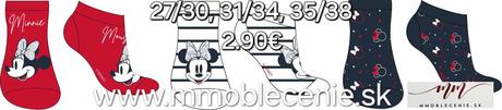 Ponožky minnie 3-balenie, disney,27 - 38
