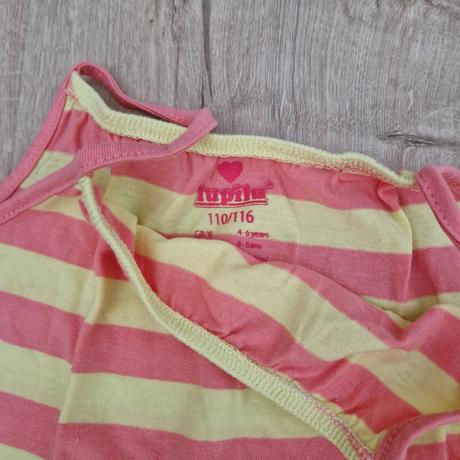 Šaty bavlnené lupilu žlto-cyklamenove, lupilu,110