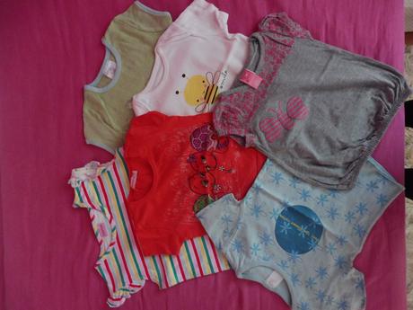 Viac tričiek veľkosť 80-86, 86