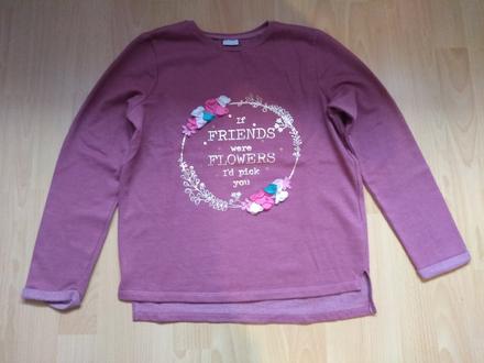 Bordový pulóvrik, f&f,146