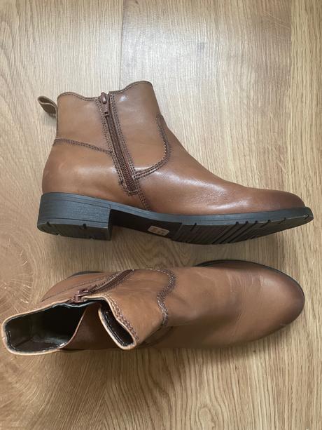 Dámske kožené topánky, baťa,38