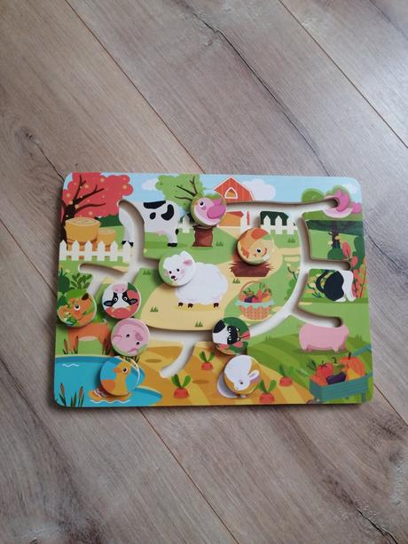 Skladačka posúvanie zvieratá playtive, 