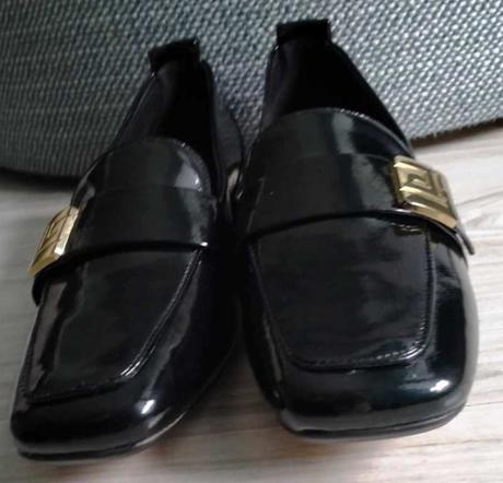 Čierne poltopánky na nízkom podpätku, v.36,39,40, 36 / 39 / 40