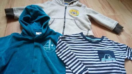 Mikinky + tričko dlhý rukáv - 86/92, impidimpi,86