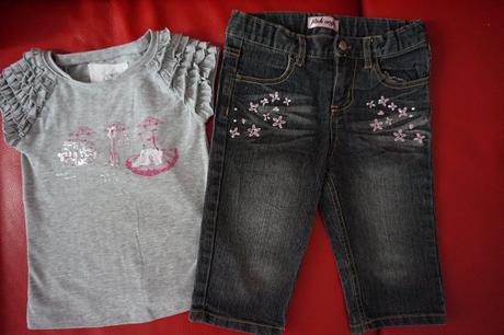 Kompletík mayoral tričko s 3/4 riflami , mayoral,116