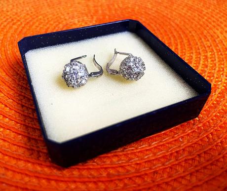 Brúsené vintage náušnice, 