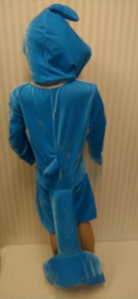 2 dielny modro biely kostým delfín 11-13r, 146-158,