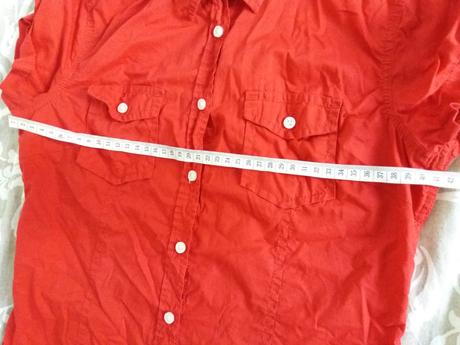 Bluzka červená h&m, h&m,34