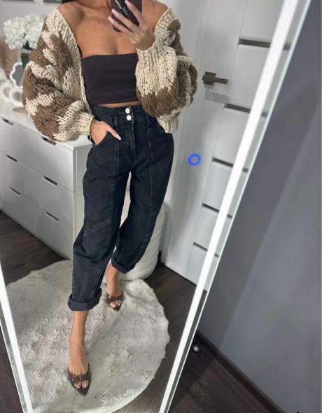 Dámske rifle bershka, bershka,s