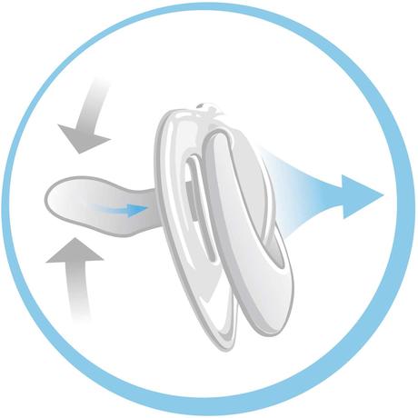 Nuk silikónový cumlík genius blue 6-18 m, 2 ks, nuk