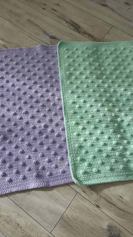 Háčkovaná deka s bublinkami, 