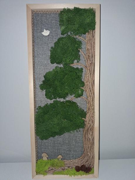 Machový obraz sekvoja, 