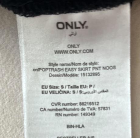 Only tepláková sukňa vel.s, only,s