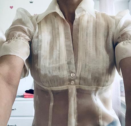 Bluzka s puff rukavmi, m