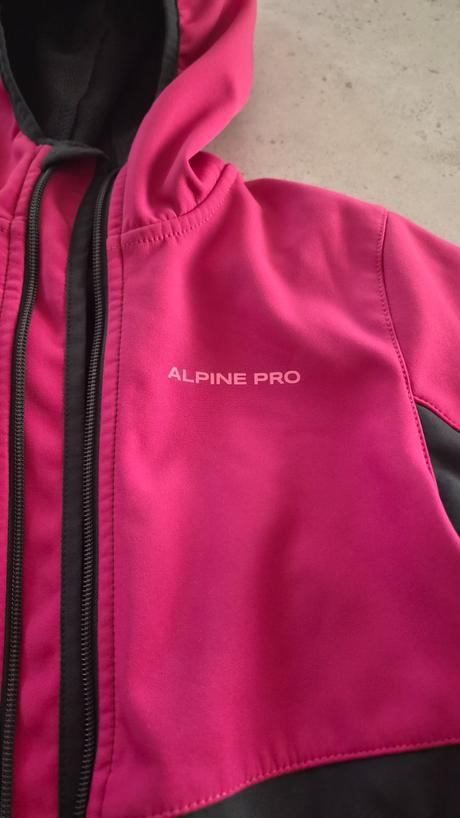 Dievčenská softshellová bunda alpine pro, veľ. 128, alpine pro,128