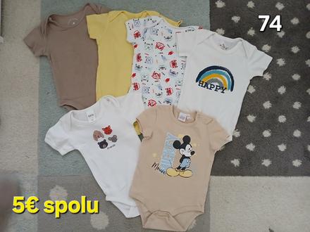 Kratke body 74 mickey, kuniboo,74