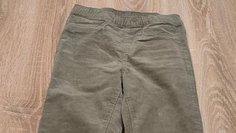 Menčestrové nohavice, h&m,128