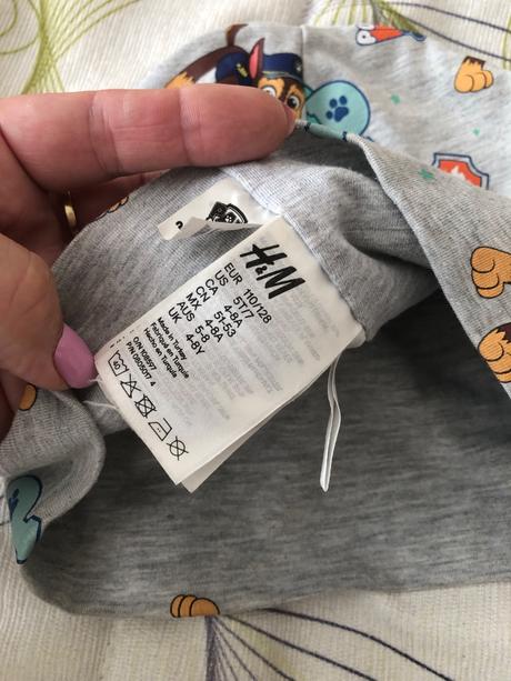 Labková patrola - čiapka dvojvrstvová, h&m,110