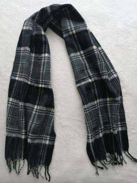 Pekný karovaný pánsky šál,