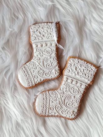 Medovník čižmička - perník s bielou polevou 1 ks,