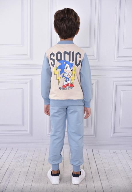 3 dielny set sonic tmavošedý, 104 / 110