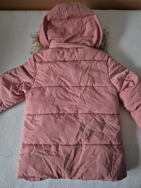 Zateplená dievčenská zimná bunda, primark,140