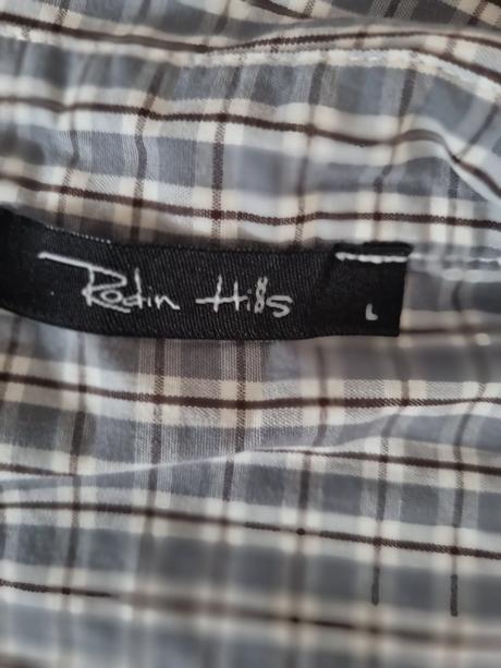 Sivo biela káro blúzka rodin hills veľ. s, s