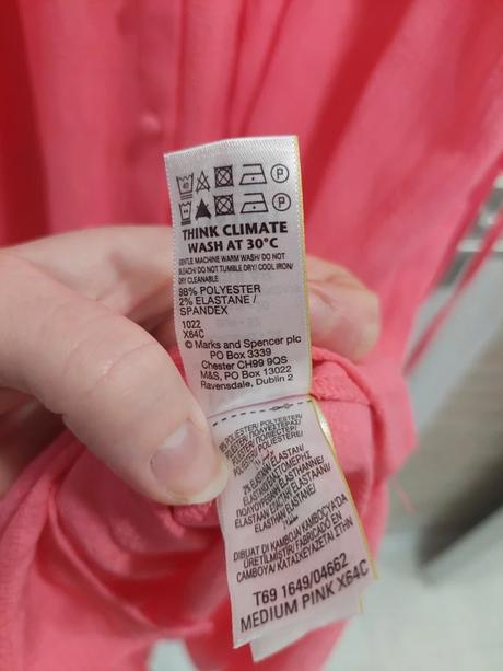 Krásne korálové šaty m&s vhodné na dojčenie, marks & spencer,5xl