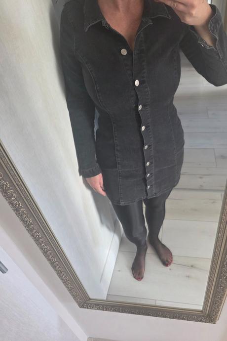 Dzinsove saty, zara,m