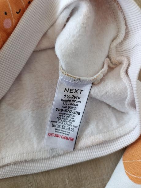 Next tepláková súprava tekvice, next,92