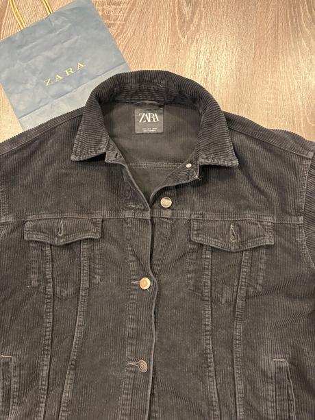 Zara damska manchestrova bunda s, zara,s