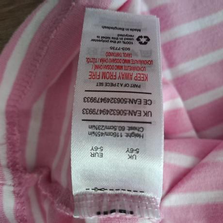 Dievčenské tričko dlhý rukáv, f&f,110