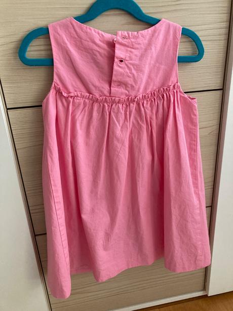 Popelinove saty zara s mašľou, zara,110