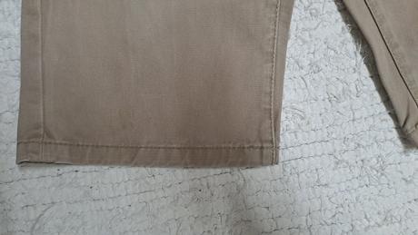 Hnedé krátke nohavice na štýl riflových, c&a,140