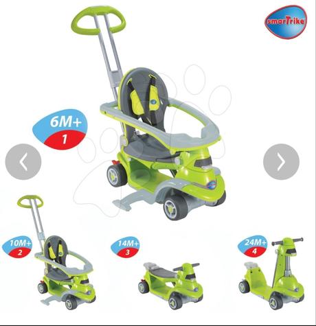 Odrazadlo a kolobezka 4v1,