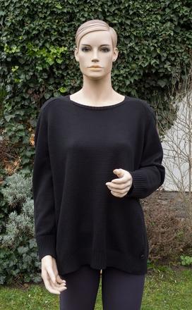 Olsen čierny bavlnený pulóver, 44