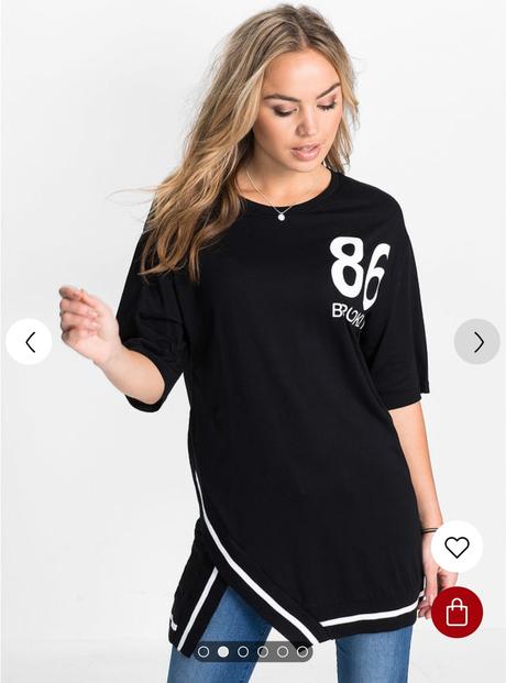 Dlhé tričko dámske, bonprix,m