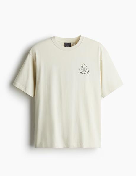 Tričko peanuts, h&m,l
